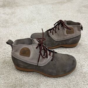 Sorel Men's Greely Chukka Sage/Gray Leather Winter Shoe Size 9 (NM2981) Outdoor,